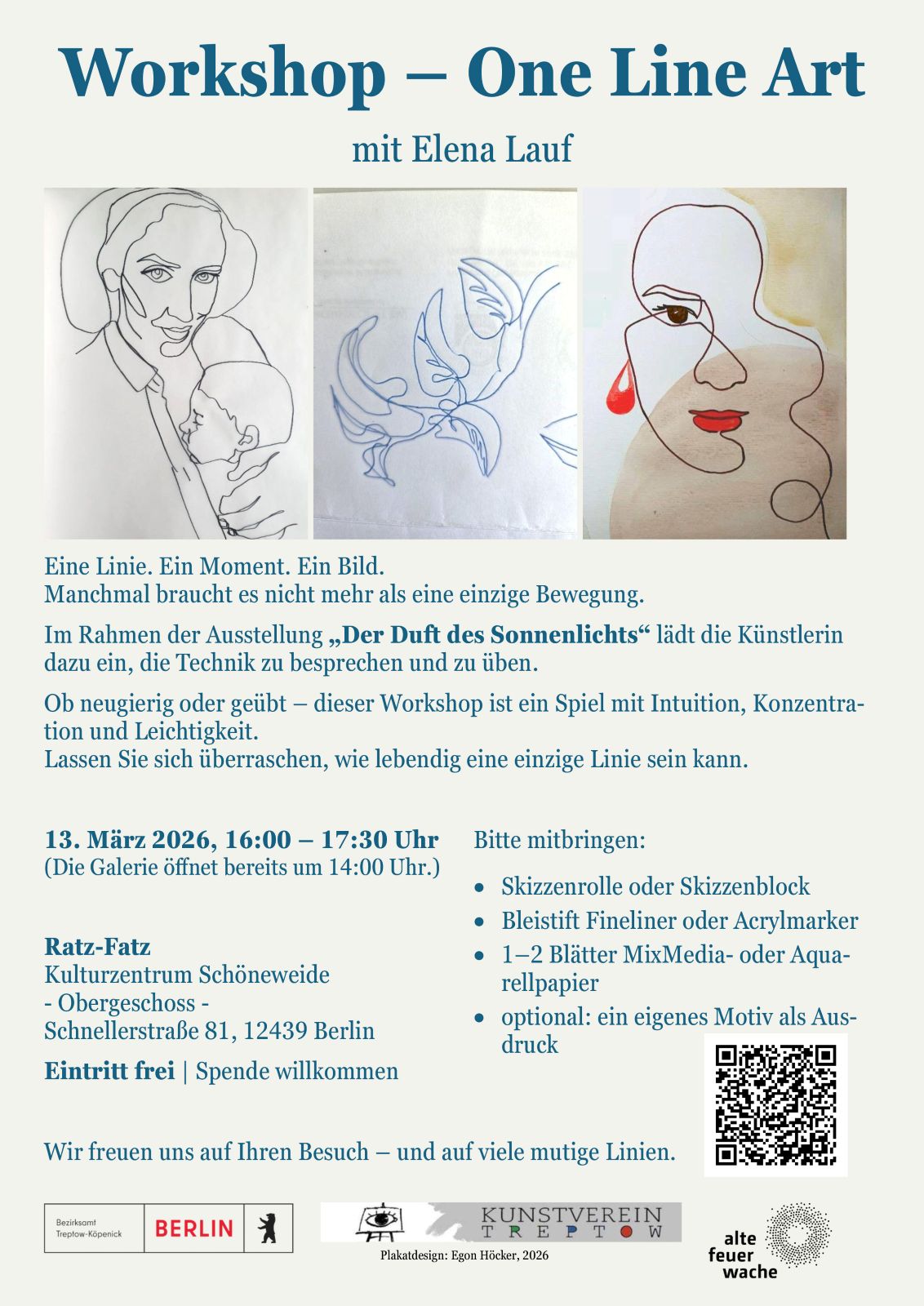 Plakat Workshop OneLine w