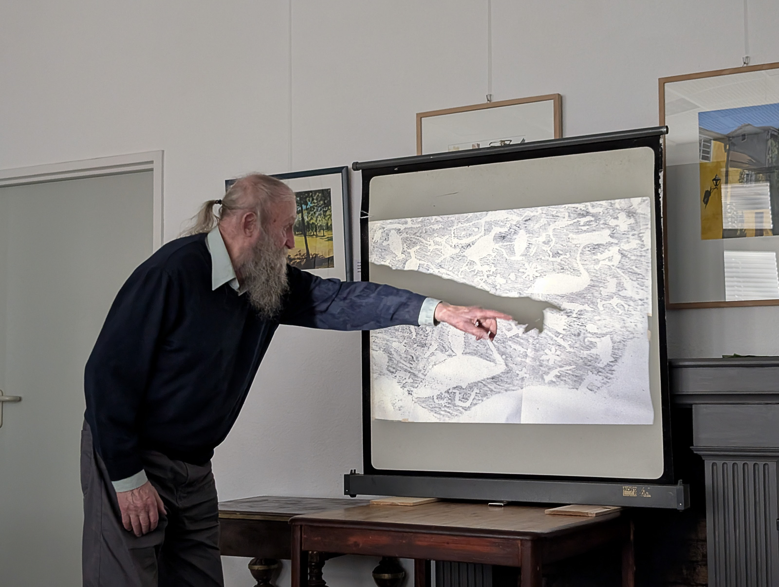 20260317 Diavortrag Werner Laube   Karelien Felsenbilder 11