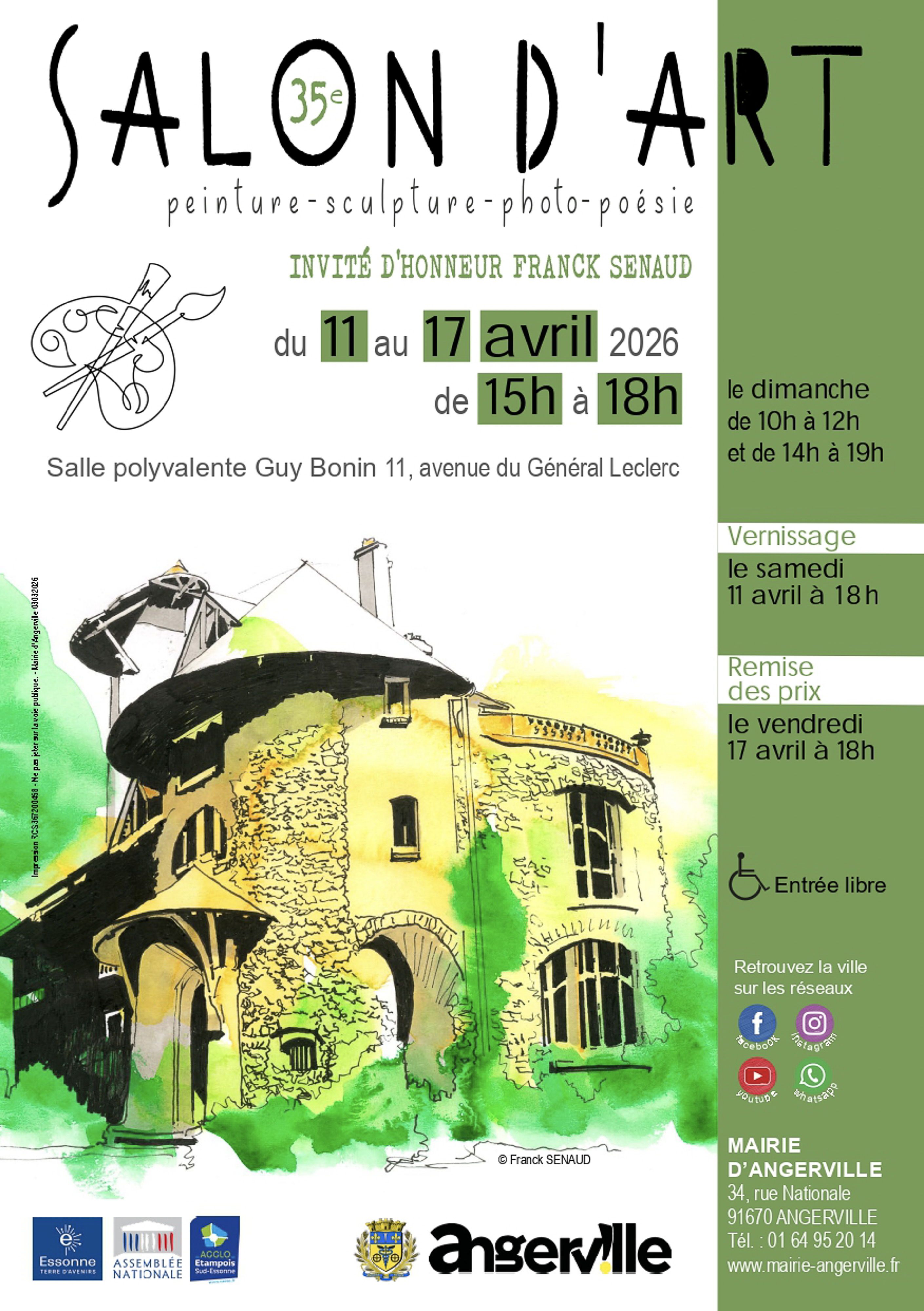 20260411 Plakat 35 Salon D'Art Angerville
