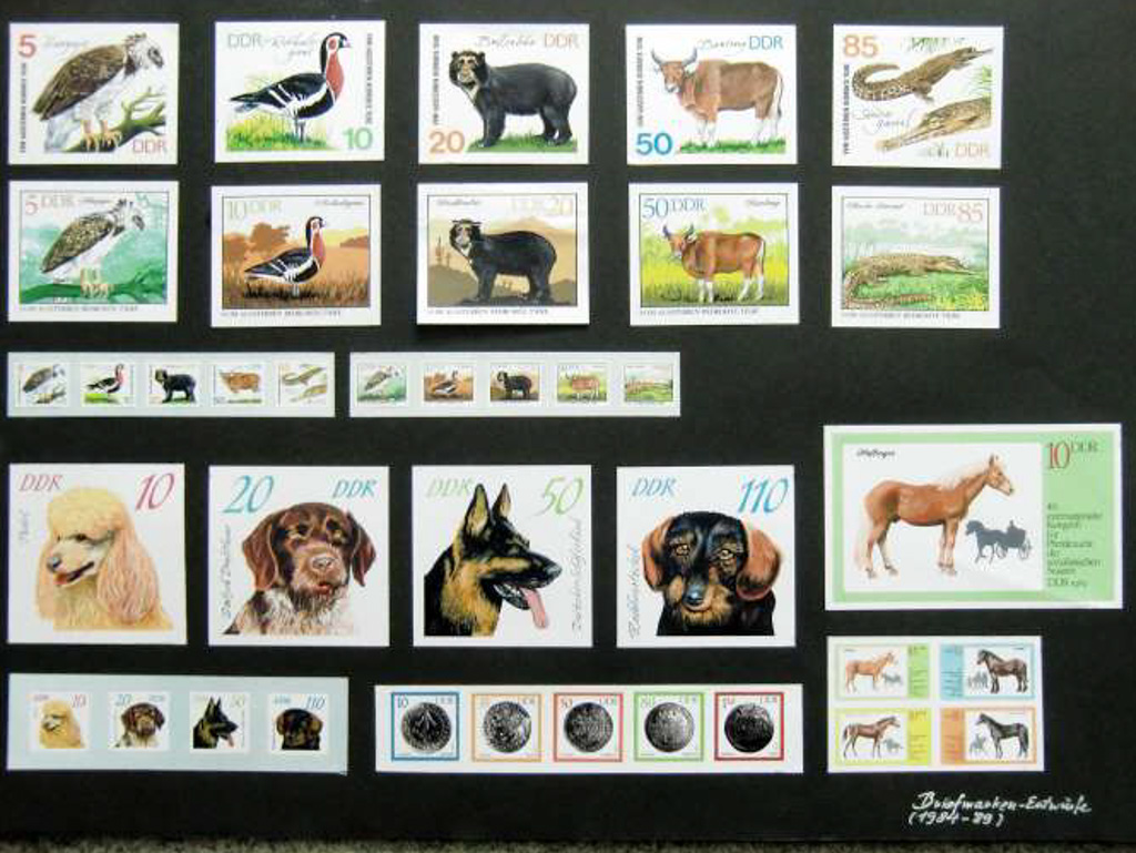 15 Briefmarken Entwürfe 2