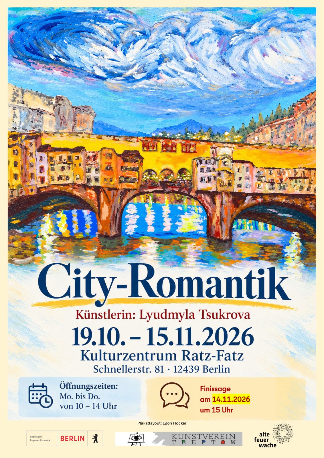Finissage Plakat City Romantik www