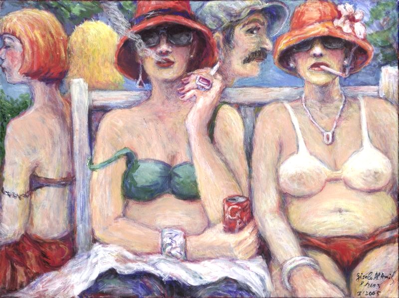 2005 heisser sommer in berlin malerin gisela al amily